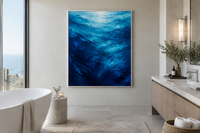 Cerulean Depths - Framed