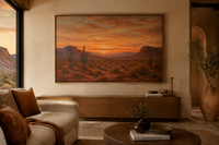 Desert Dusk - Framed