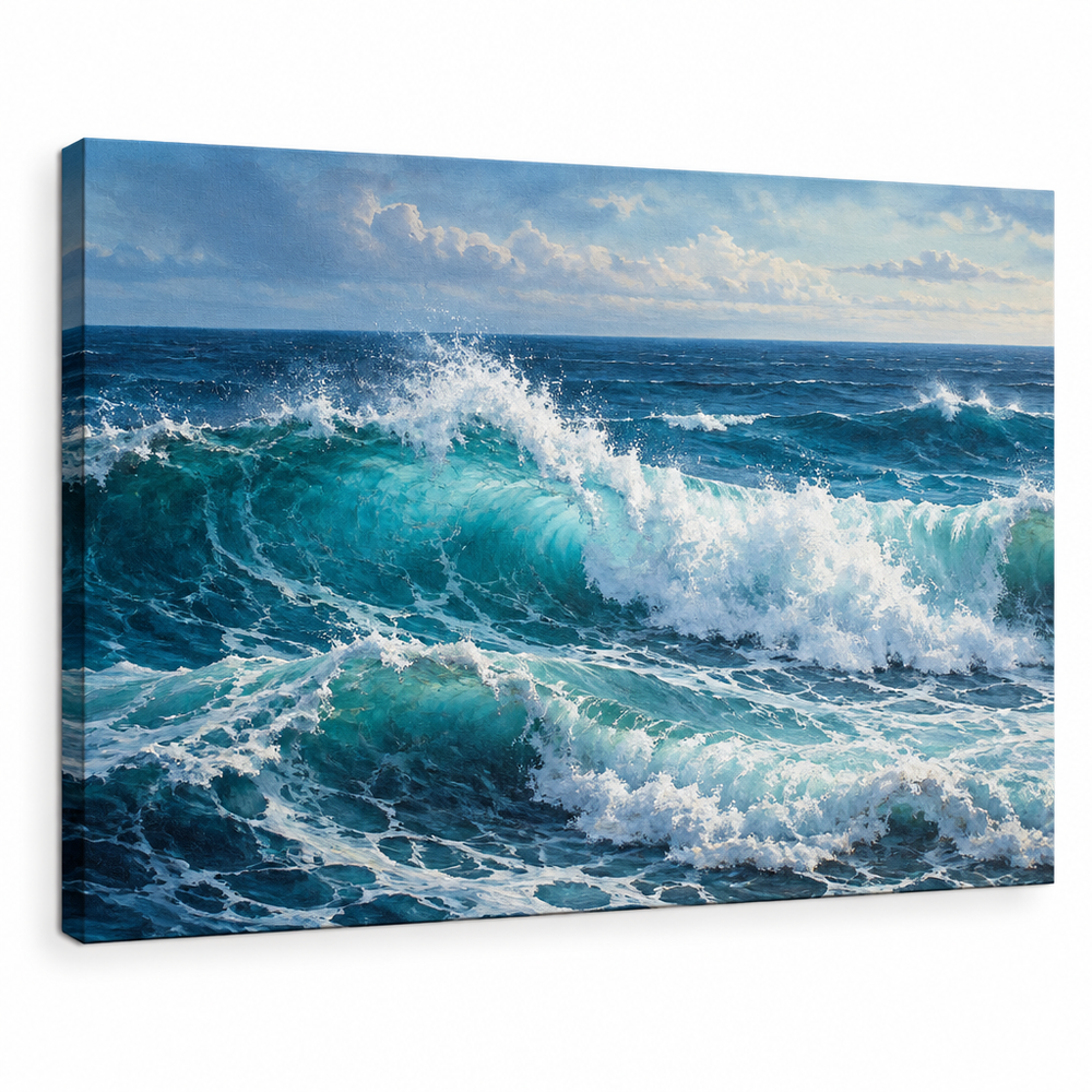 Ocean Waves Canvas Art